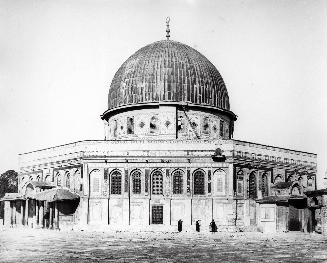 The Dome of the Rock, 1858 tekijältä Felice Beato