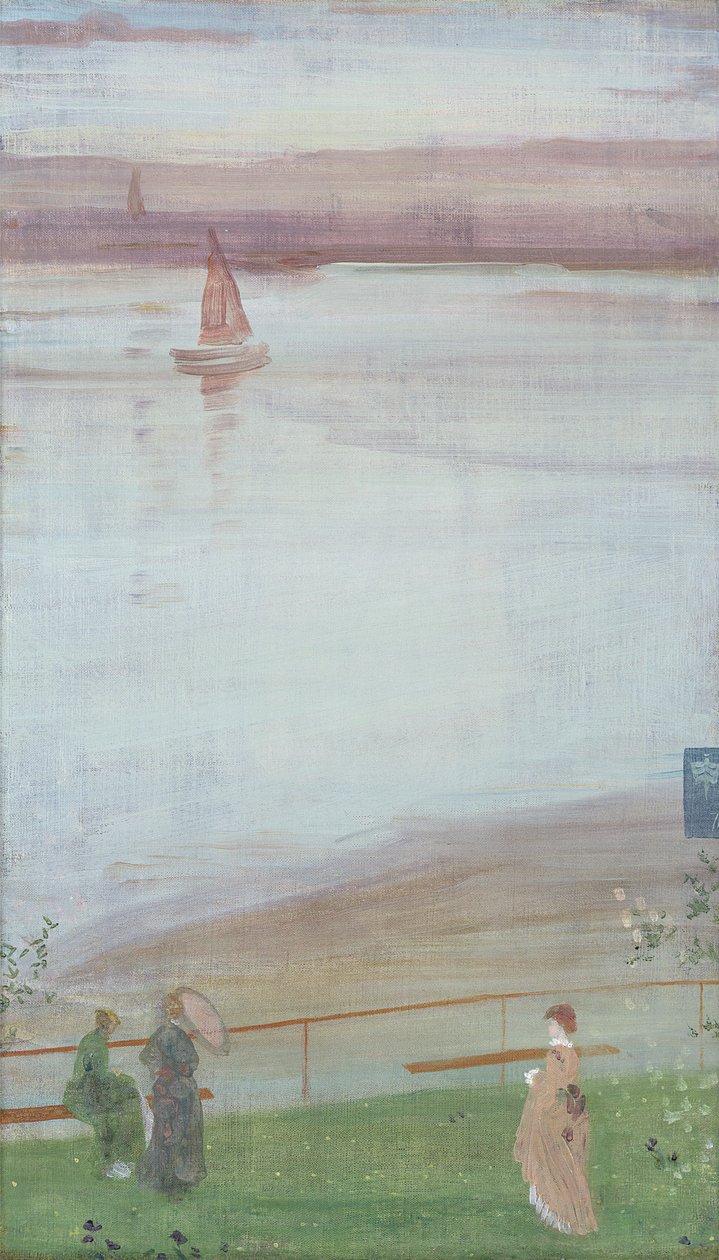 Muunnelmia violetilla ja vihreällä, 1871 tekijältä James Abbott McNeill Whistler