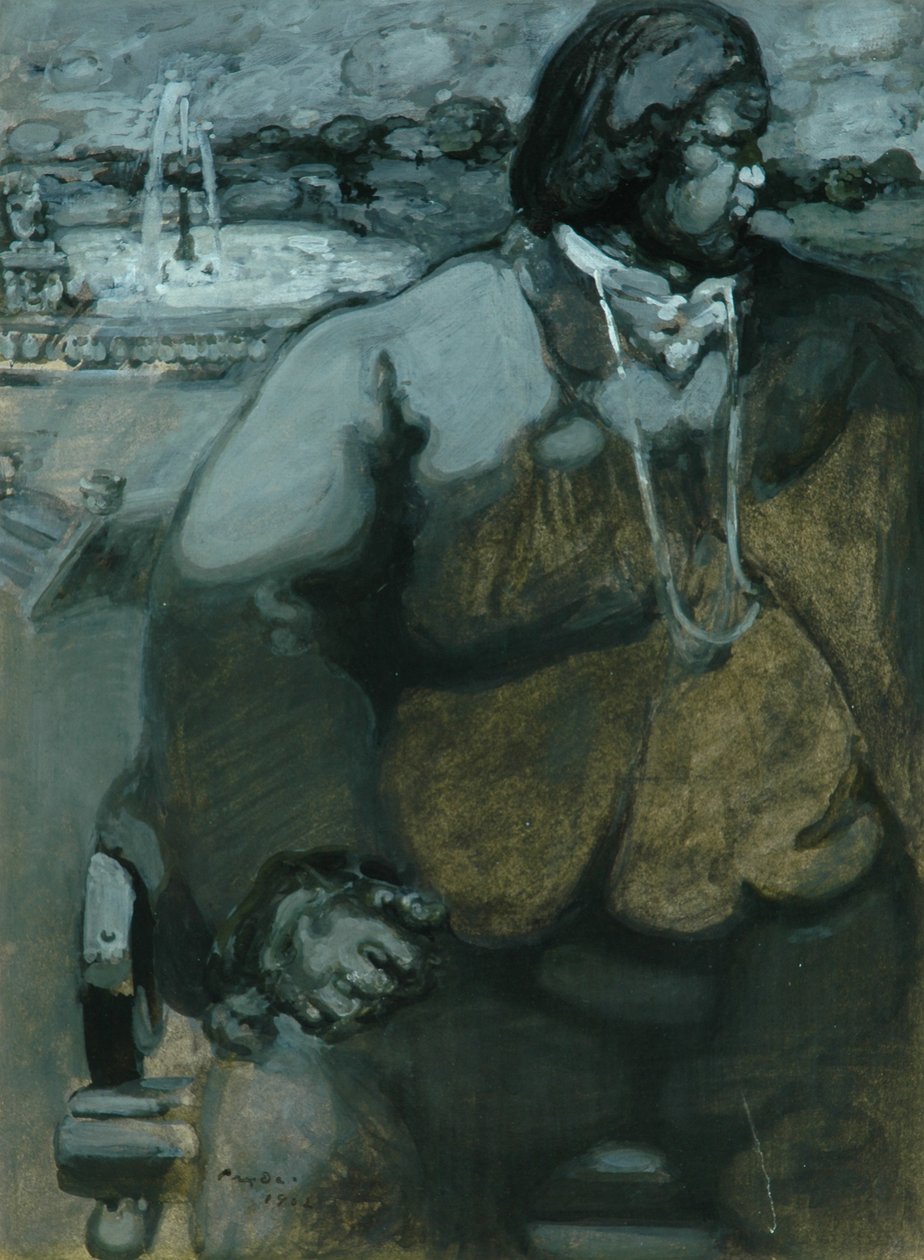 John Price, 1902 (grisaille paperilla) tekijältä James Ferrier Pryde