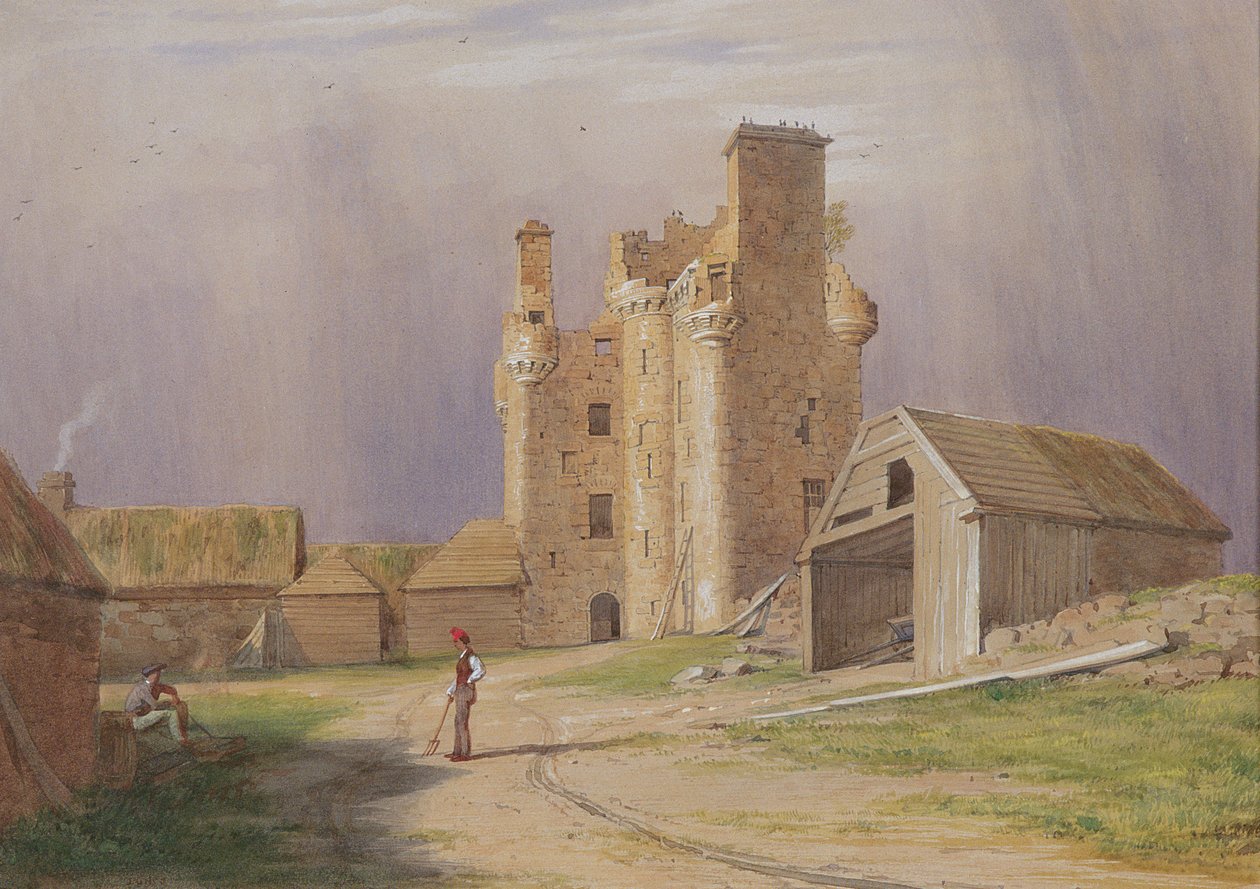 Tillycairnin linna, 1840-luku tekijältä James Giles
