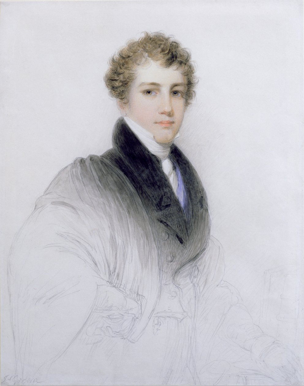 Regency Youth harmaassa takissa tekijältä James Green