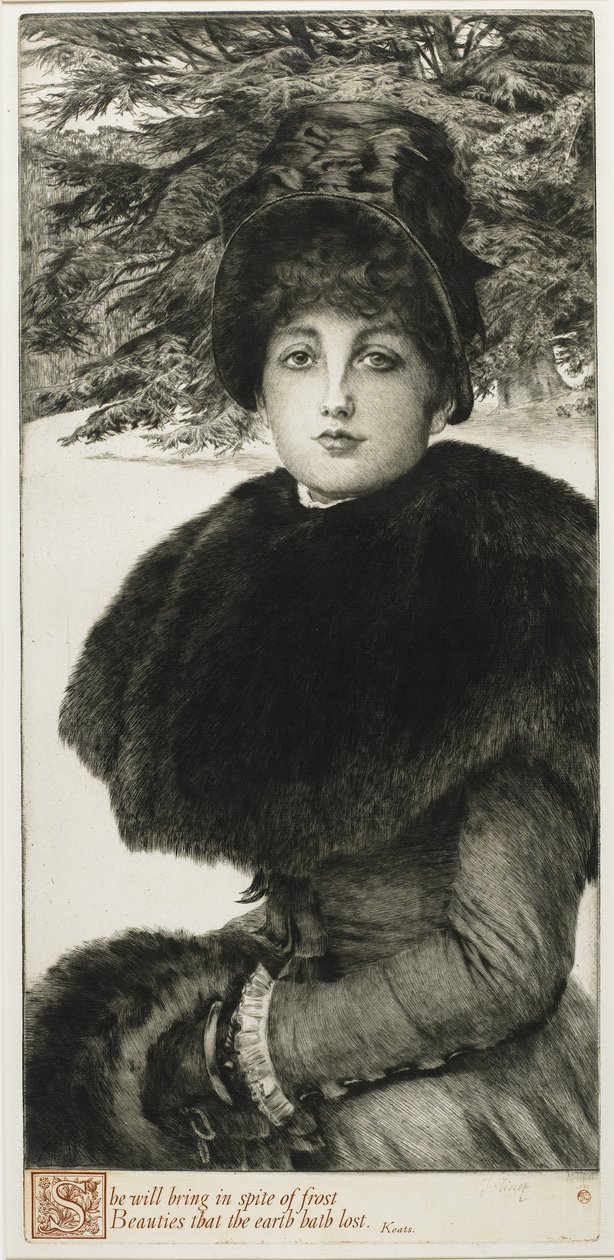 Talvikävely, 1880 tekijältä James Jacques Joseph Tissot