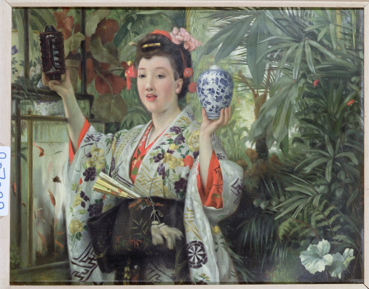 Japanilainen maljakko, noin 1870 tekijältä James Jacques Joseph Tissot