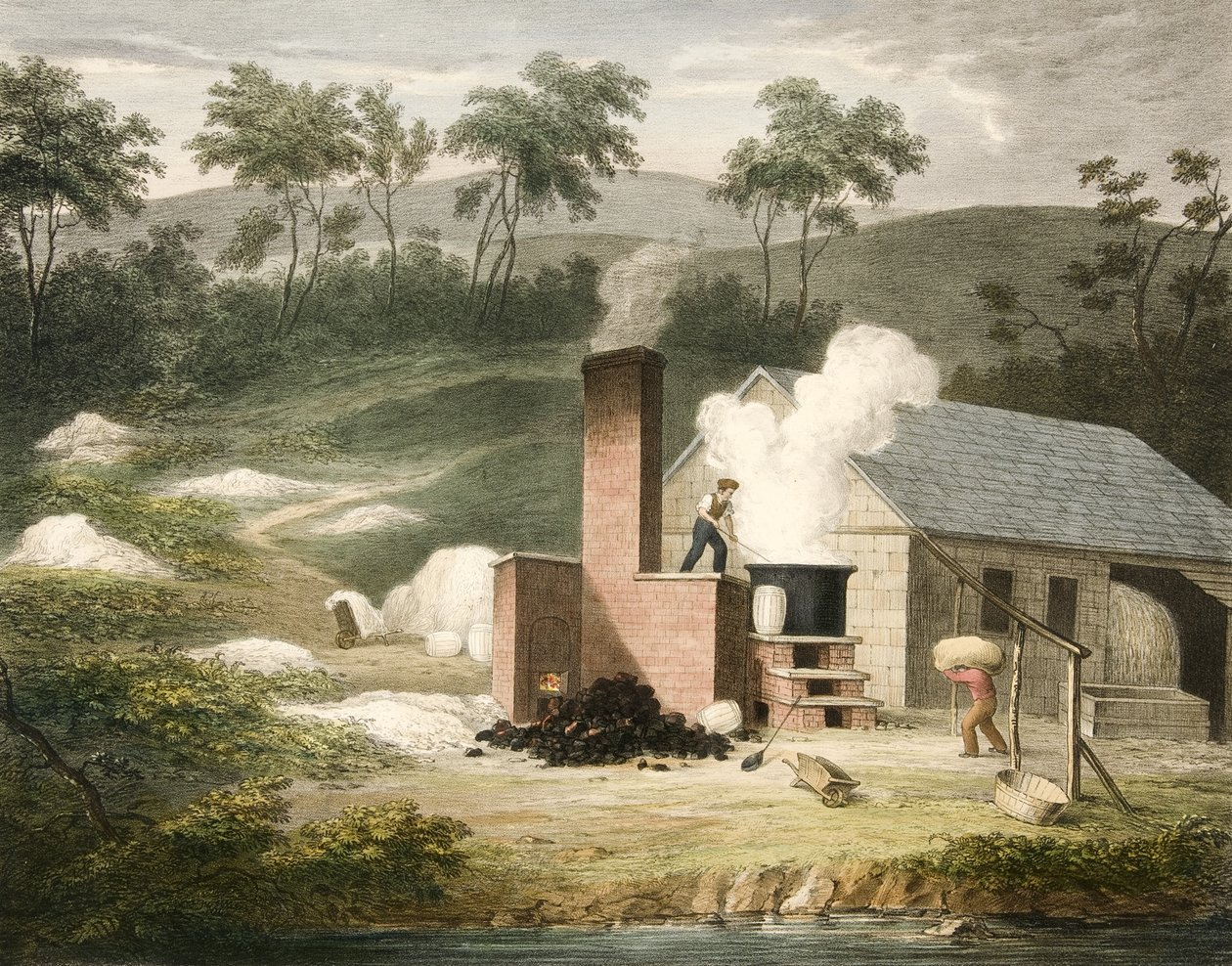 Valkaisu, Progress of Cotton No. 7, pub. 1840 tekijältä James Richard Barfoot