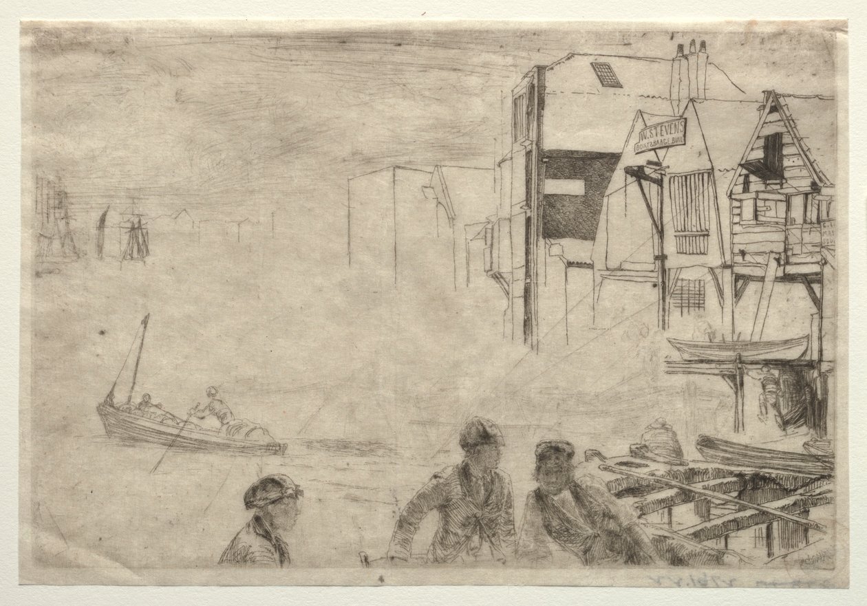 Laituri. tekijältä James Abbott McNeill Whistler