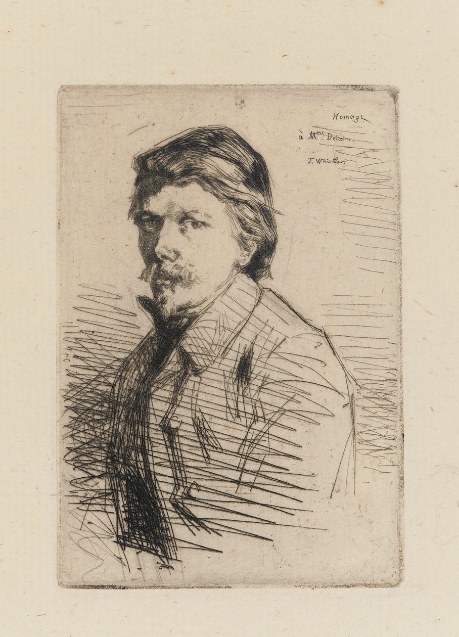 Auguste Delatre, 1858. tekijältä James Abbott McNeill Whistler