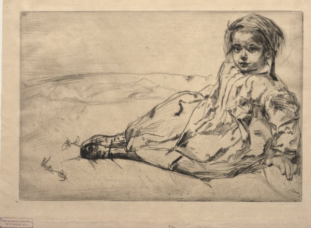 Bibi Valentin. tekijältä James Abbott McNeill Whistler