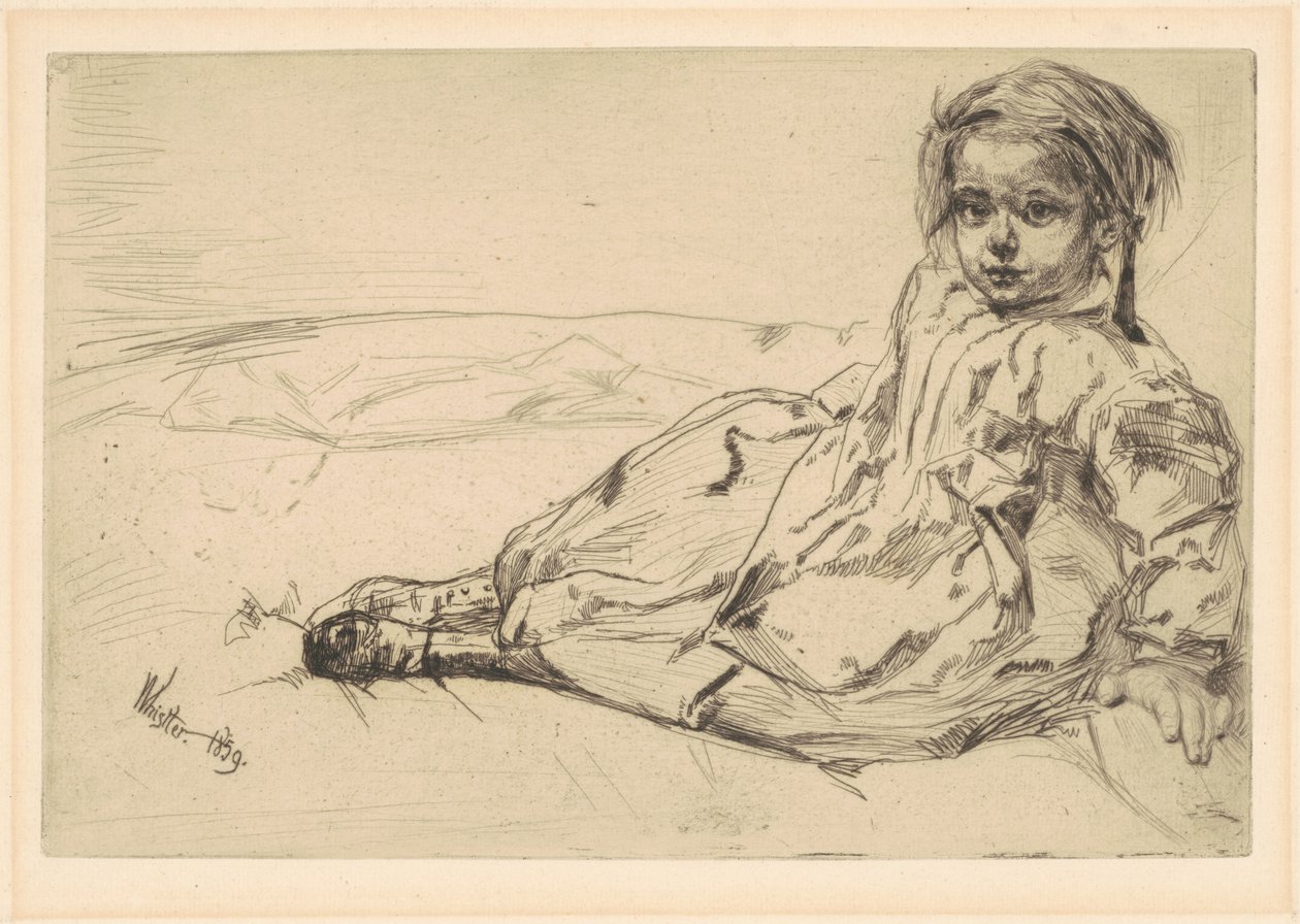 Bibi Valentin, 1859. tekijältä James Abbott McNeill Whistler