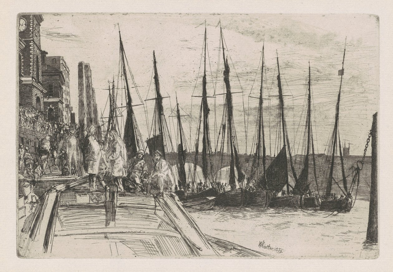 Billingsgate, 1859. tekijältä James Abbott McNeill Whistler