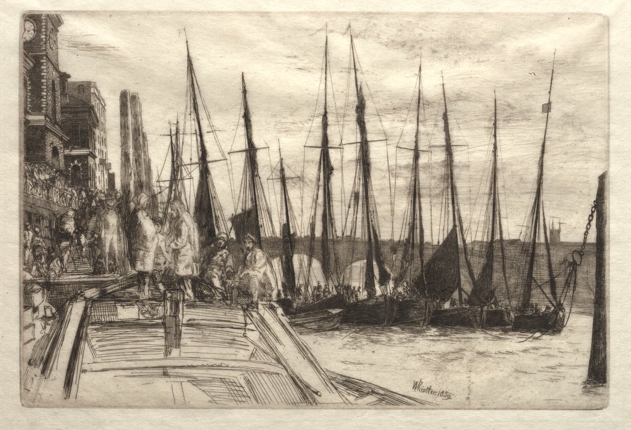 Billingsgate, 1859. tekijältä James Abbott McNeill Whistler
