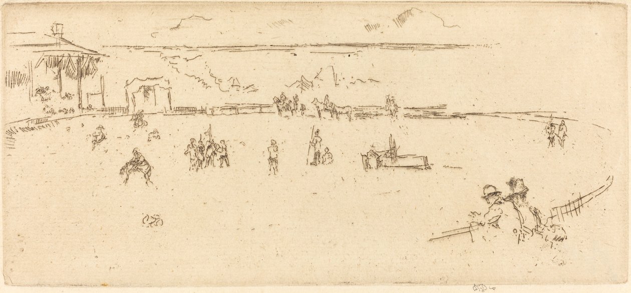 Kiipeävä hevonen. tekijältä James Abbott McNeill Whistler
