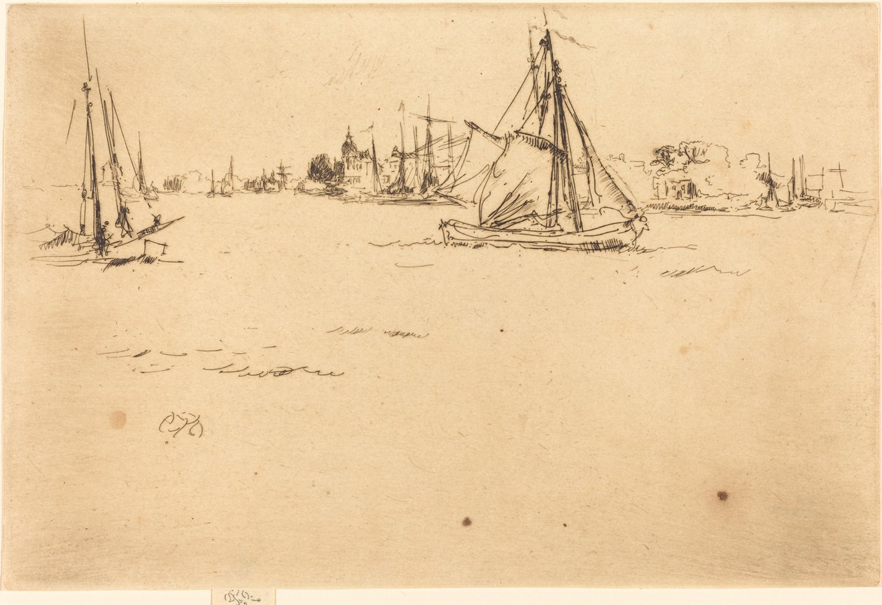 Dordrecht, 1884. tekijältä James Abbott McNeill Whistler