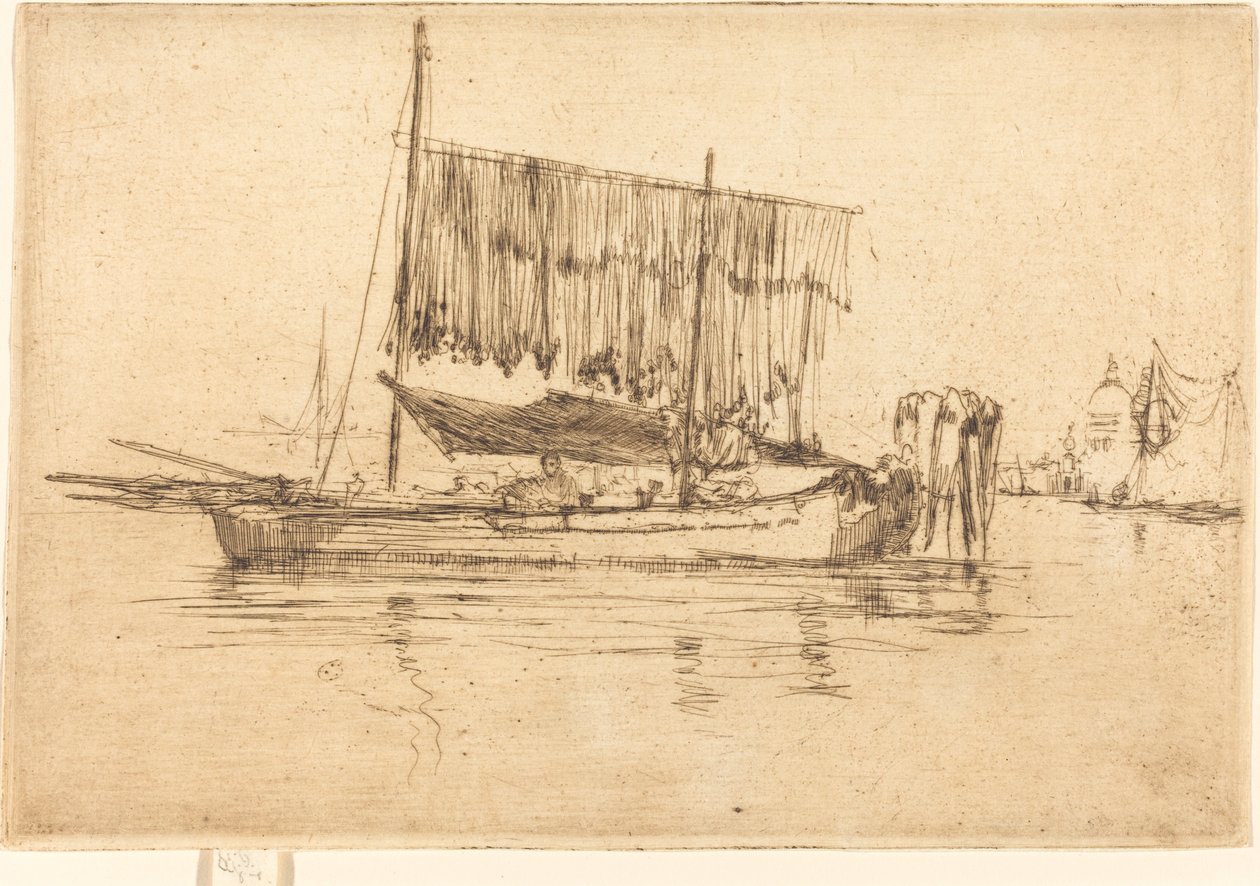 Kalastusvene, 1880. tekijältä James Abbott McNeill Whistler