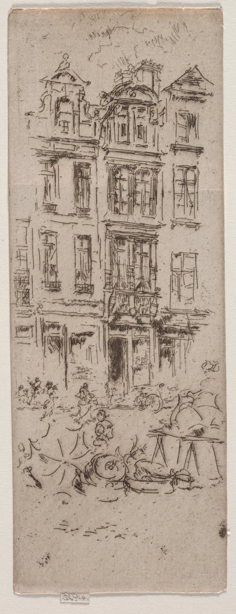 Kukkatori, Bryssel. tekijältä James Abbott McNeill Whistler