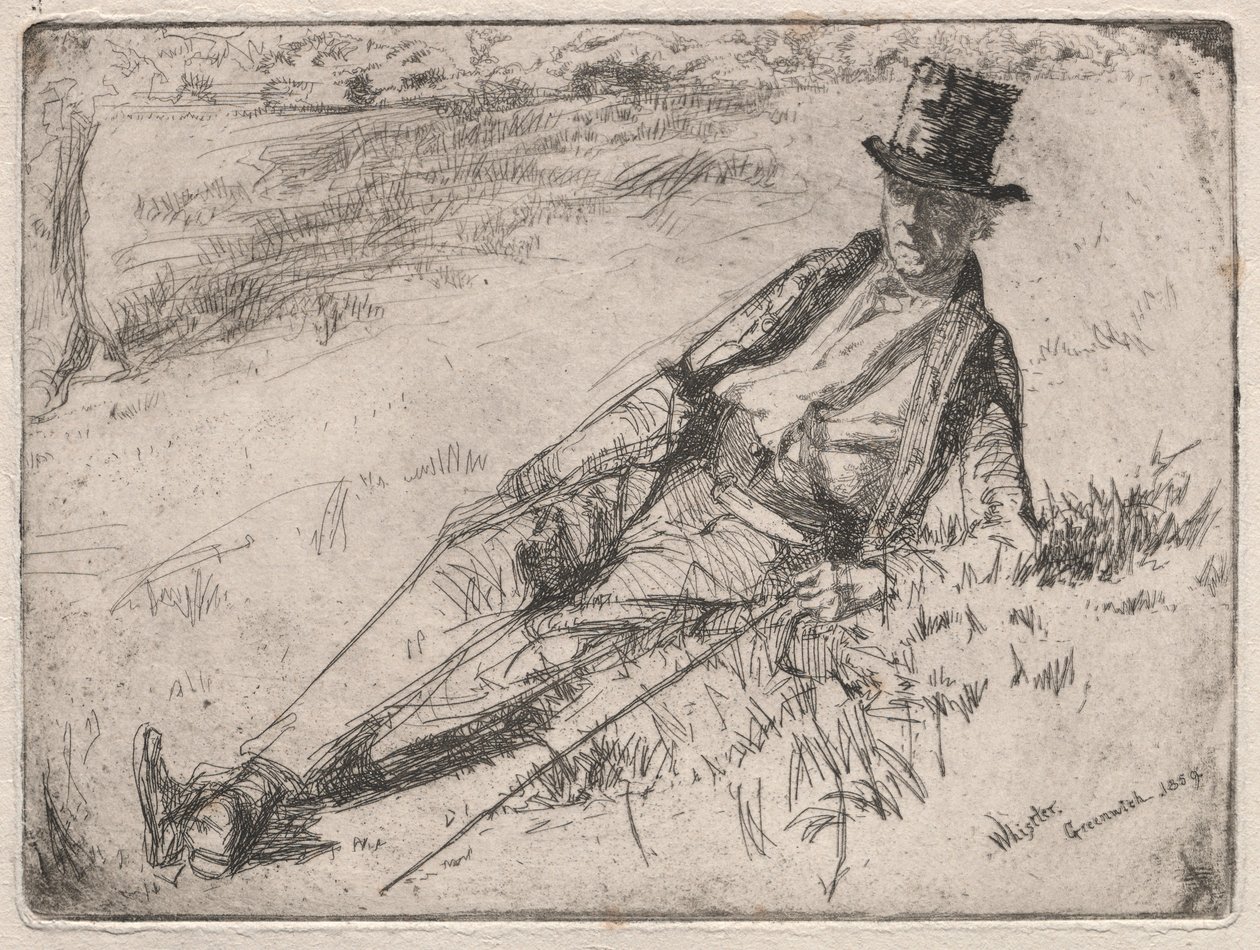 Greenwichin eläkeläinen, 1859. tekijältä James Abbott McNeill Whistler