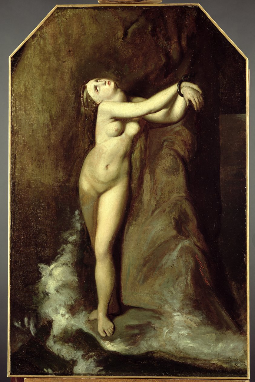 Ingres Roger Deliverant Angelique, 1857 tekijältä James Abbott McNeill Whistler