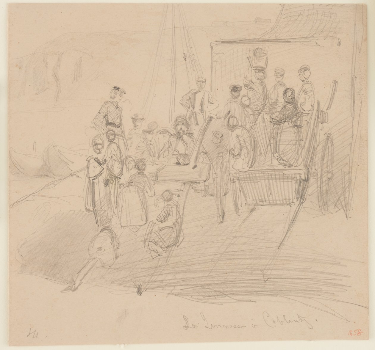 Nuoriso Coblentzissa, 1858. tekijältä James Abbott McNeill Whistler