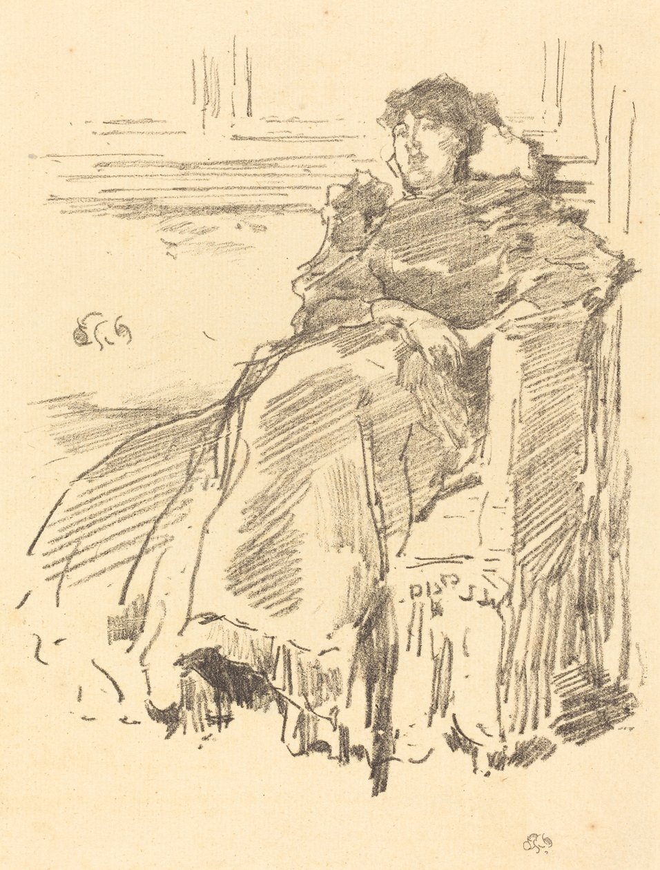 Punainen mekko, 1894. tekijältä James Abbott McNeill Whistler