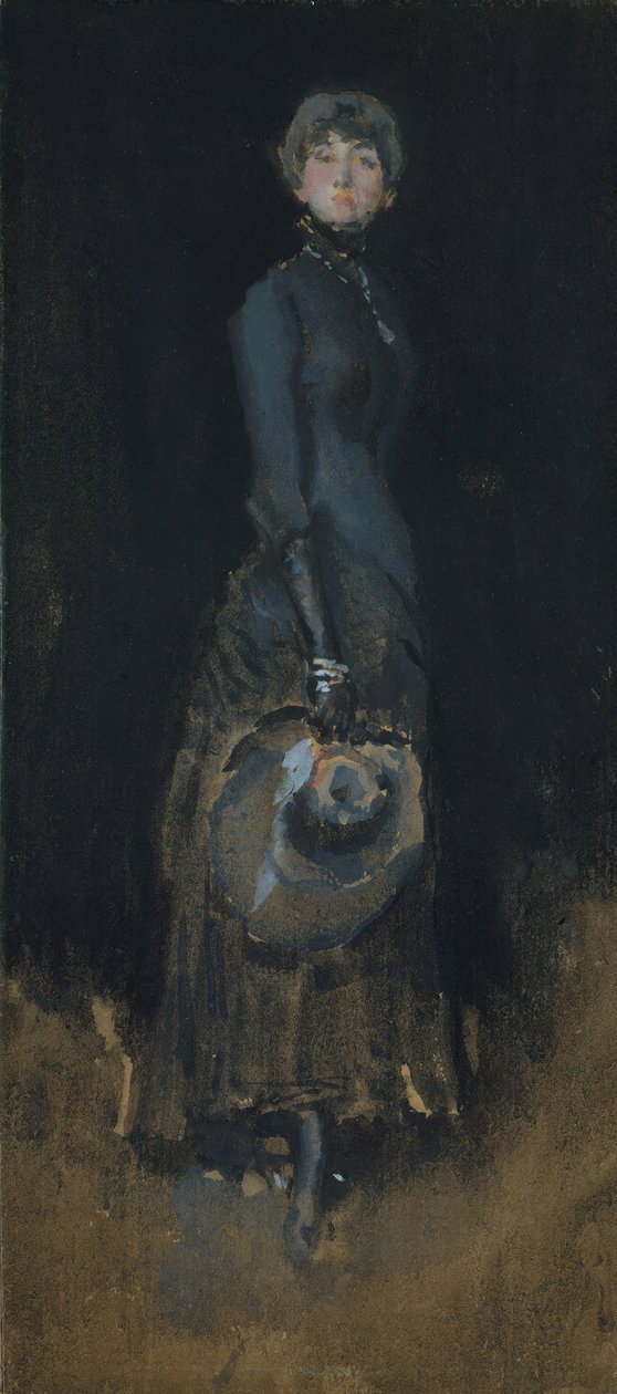 Lady in Grey, n. 1883. tekijältä James Abbott McNeill Whistler