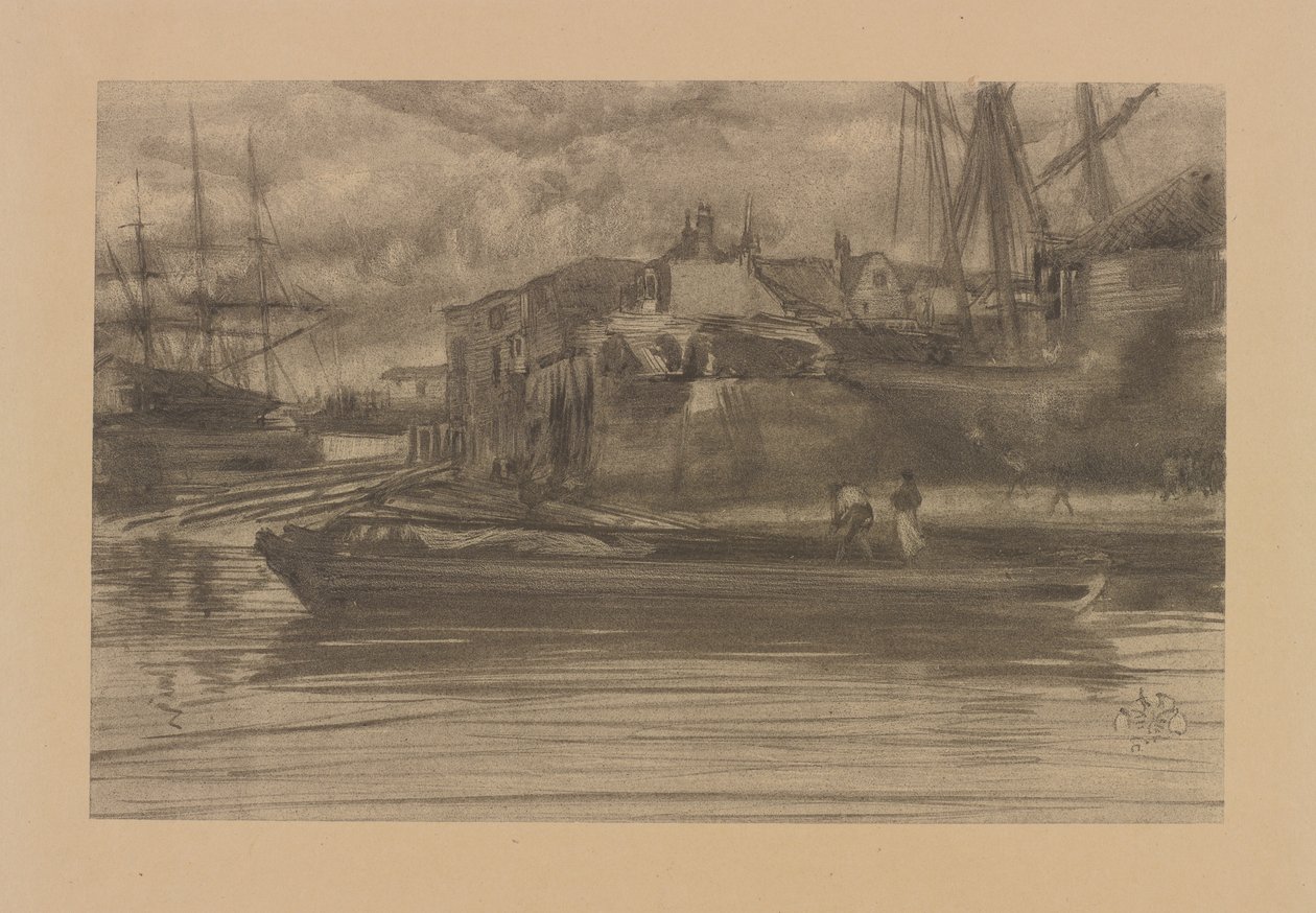 Limehouse, 1878. tekijältä James Abbott McNeill Whistler