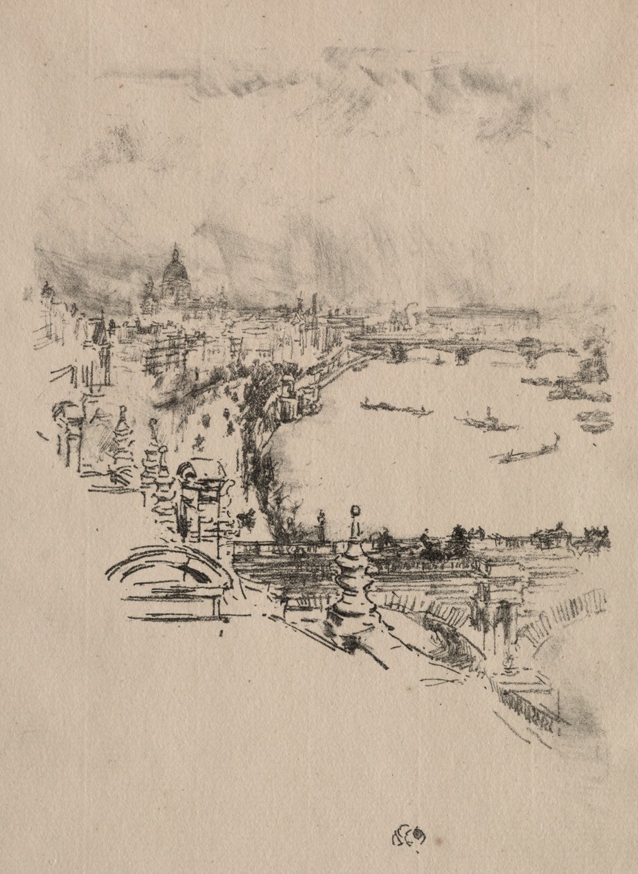 Pikku Lontoo. tekijältä James Abbott McNeill Whistler