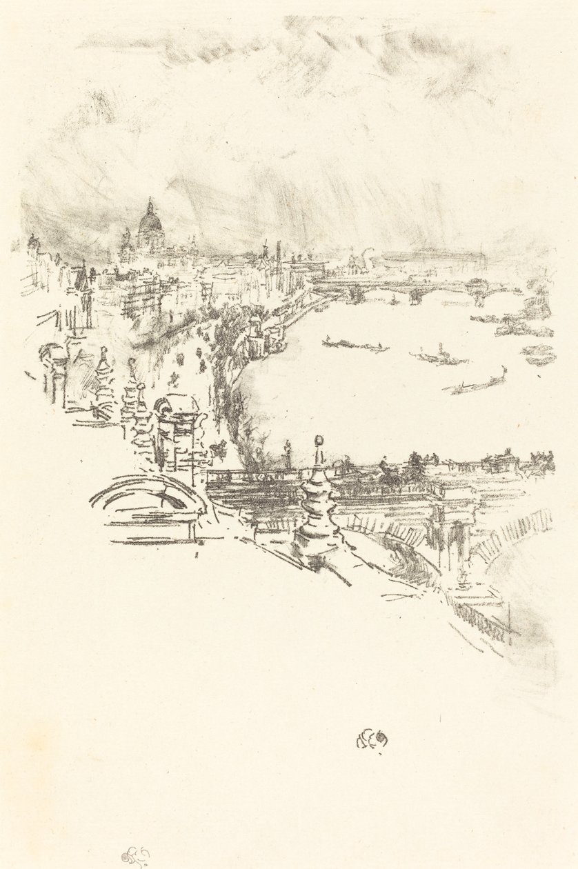 Pikku Lontoo, 1896. tekijältä James Abbott McNeill Whistler