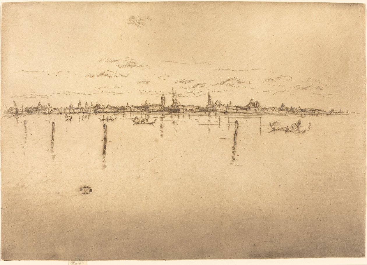 Pikku Venetsia, 1880. tekijältä James Abbott McNeill Whistler