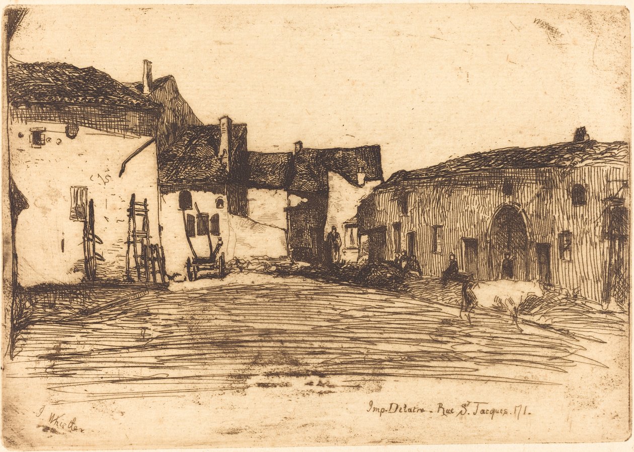 Liverdun, 1858. tekijältä James Abbott McNeill Whistler