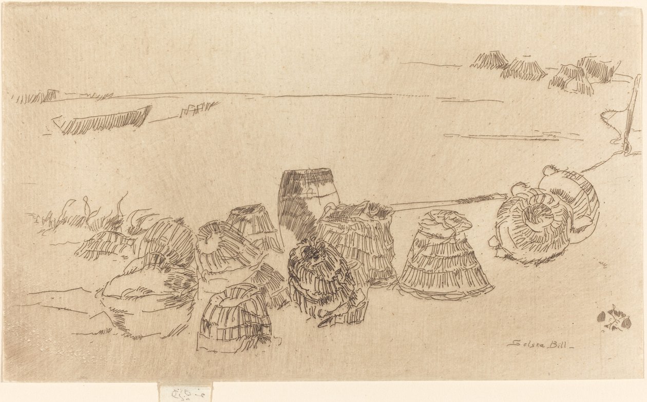Lobster-Pots, c. 18801881. tekijältä James Abbott McNeill Whistler