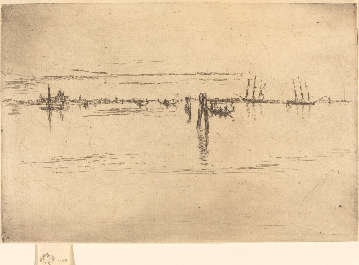 Long Lagoon, 1880. tekijältä James Abbott McNeill Whistler