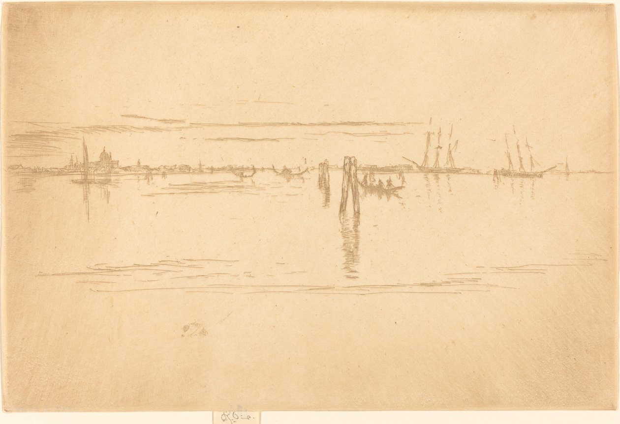 Long Lagoon, 1880. tekijältä James Abbott McNeill Whistler