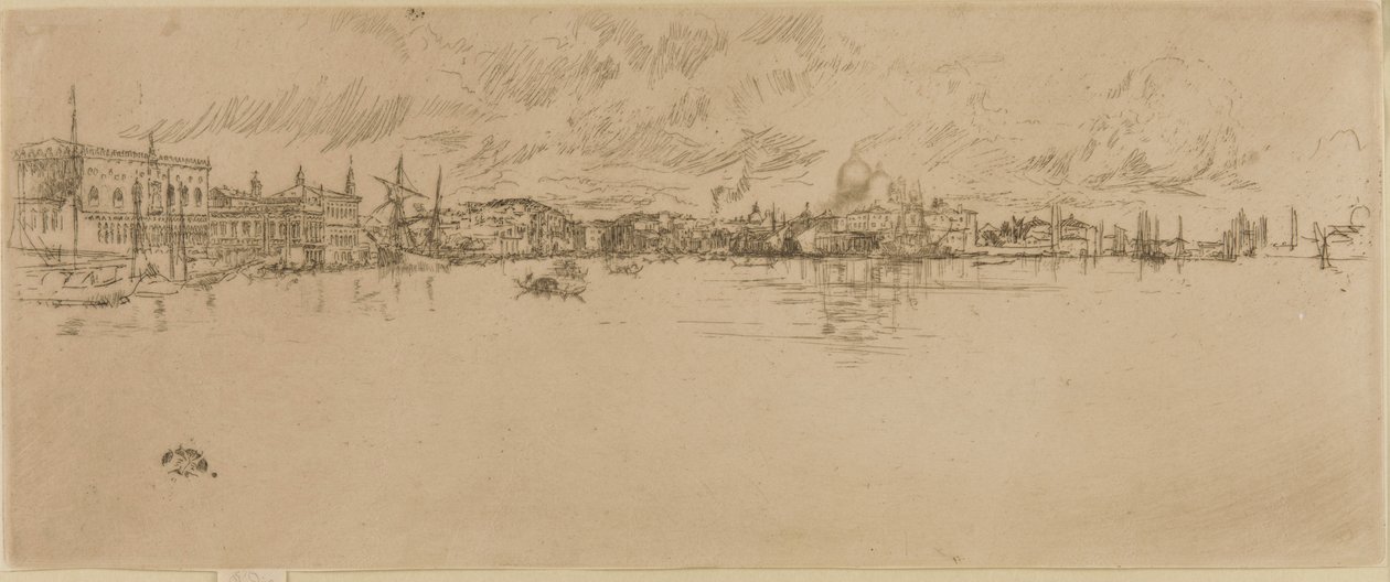 Pitkä Venetsia, 1879-1880. tekijältä James Abbott McNeill Whistler