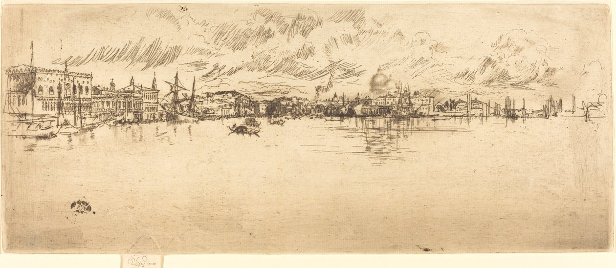 Pitkä Venetsia, 18791880. tekijältä James Abbott McNeill Whistler