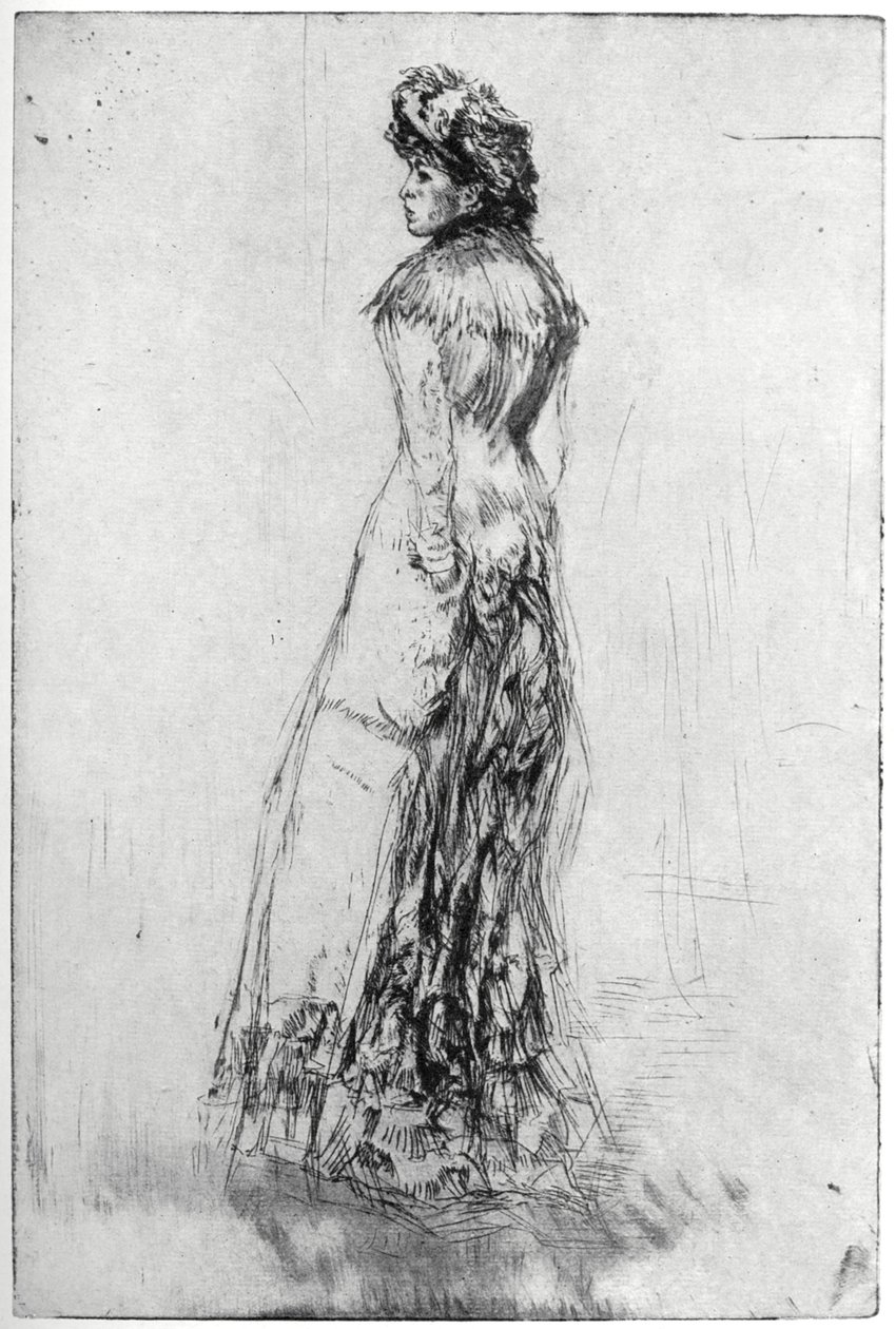 Maude, seisoo, 1873 1904. tekijältä James Abbott McNeill Whistler