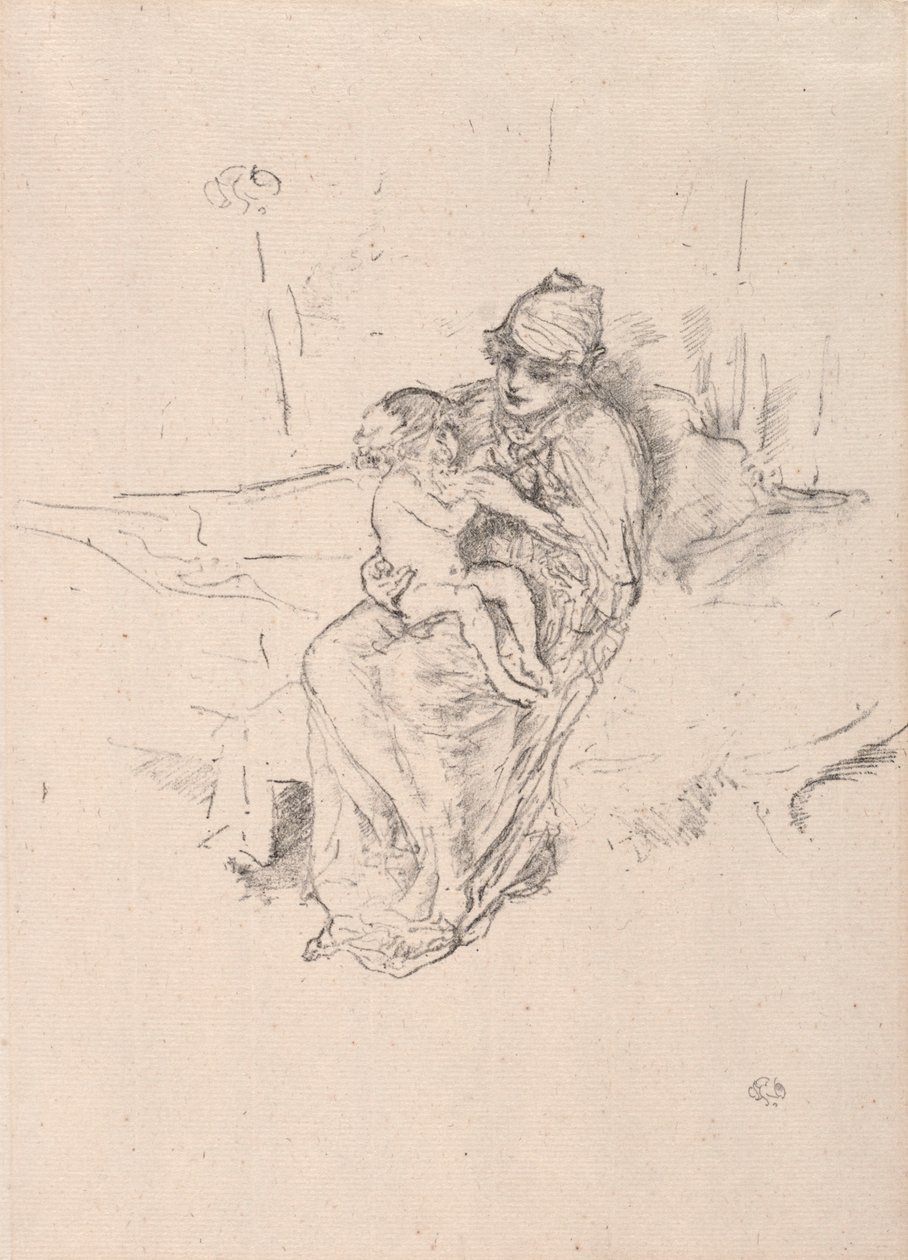Äiti ja lapsi, nro 1. tekijältä James Abbott McNeill Whistler