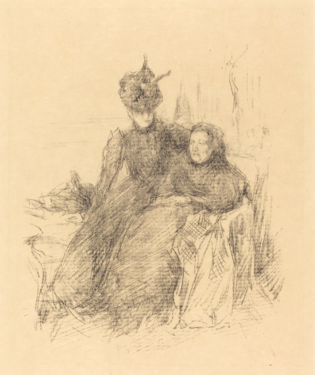 Äiti ja tytär, 1897. tekijältä James Abbott McNeill Whistler