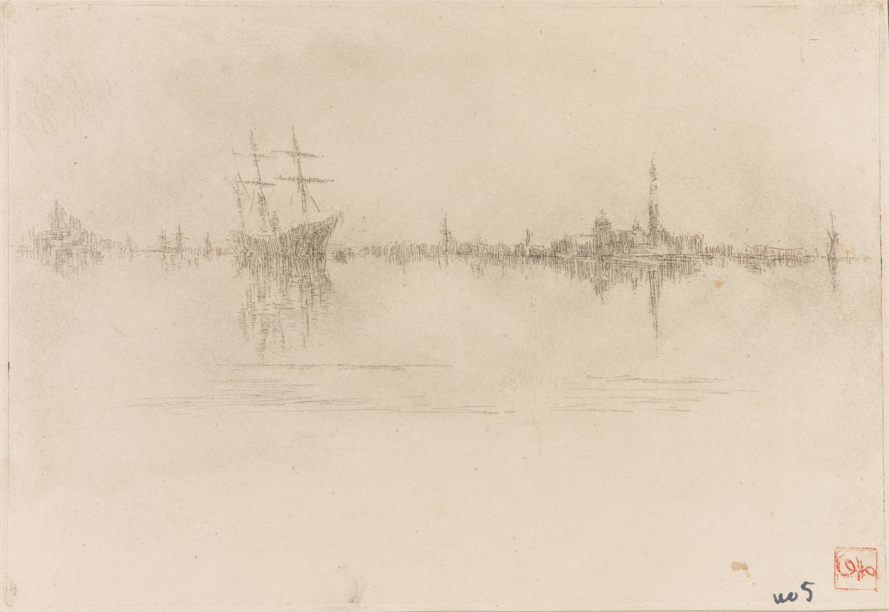 Nocturne, 1879-1880. tekijältä James Abbott McNeill Whistler