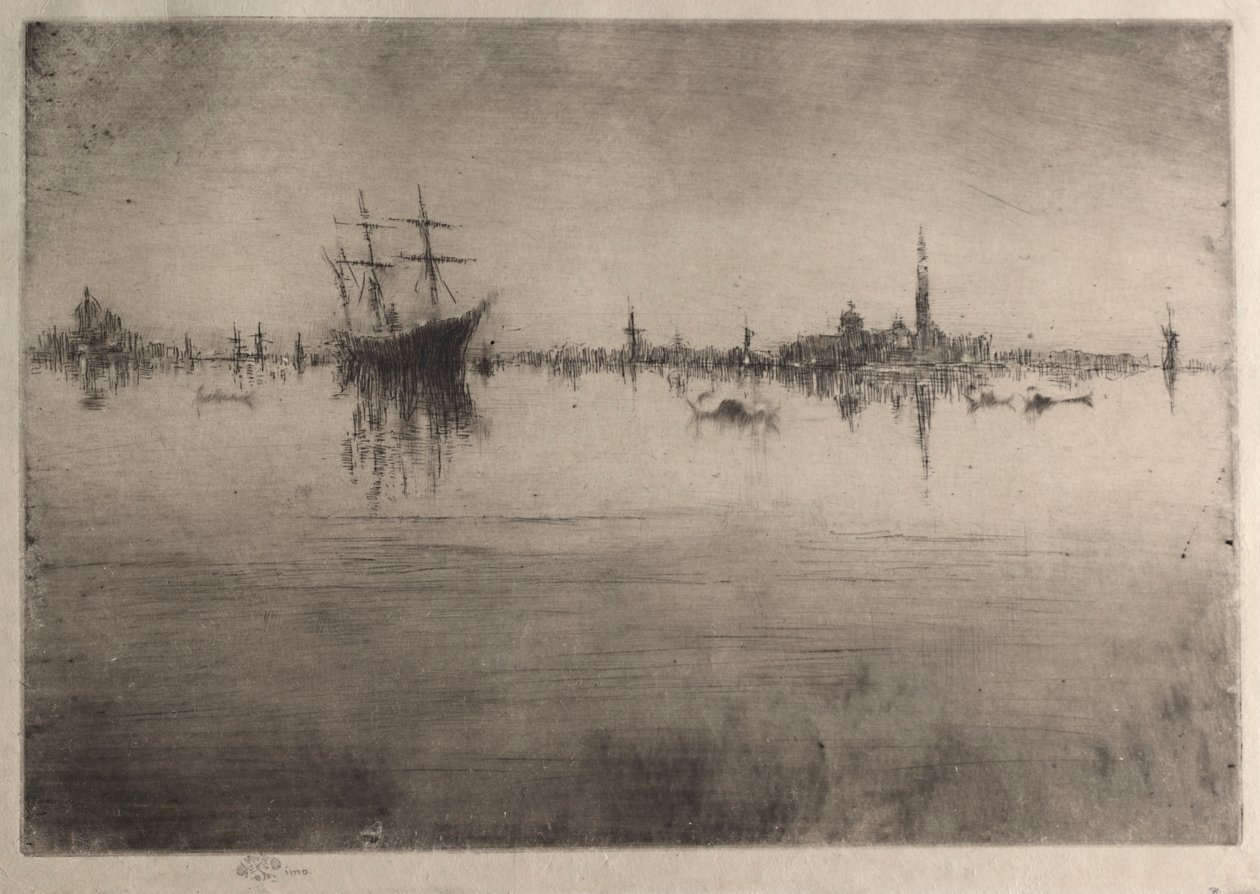 Nocturne, 1880. tekijältä James Abbott McNeill Whistler