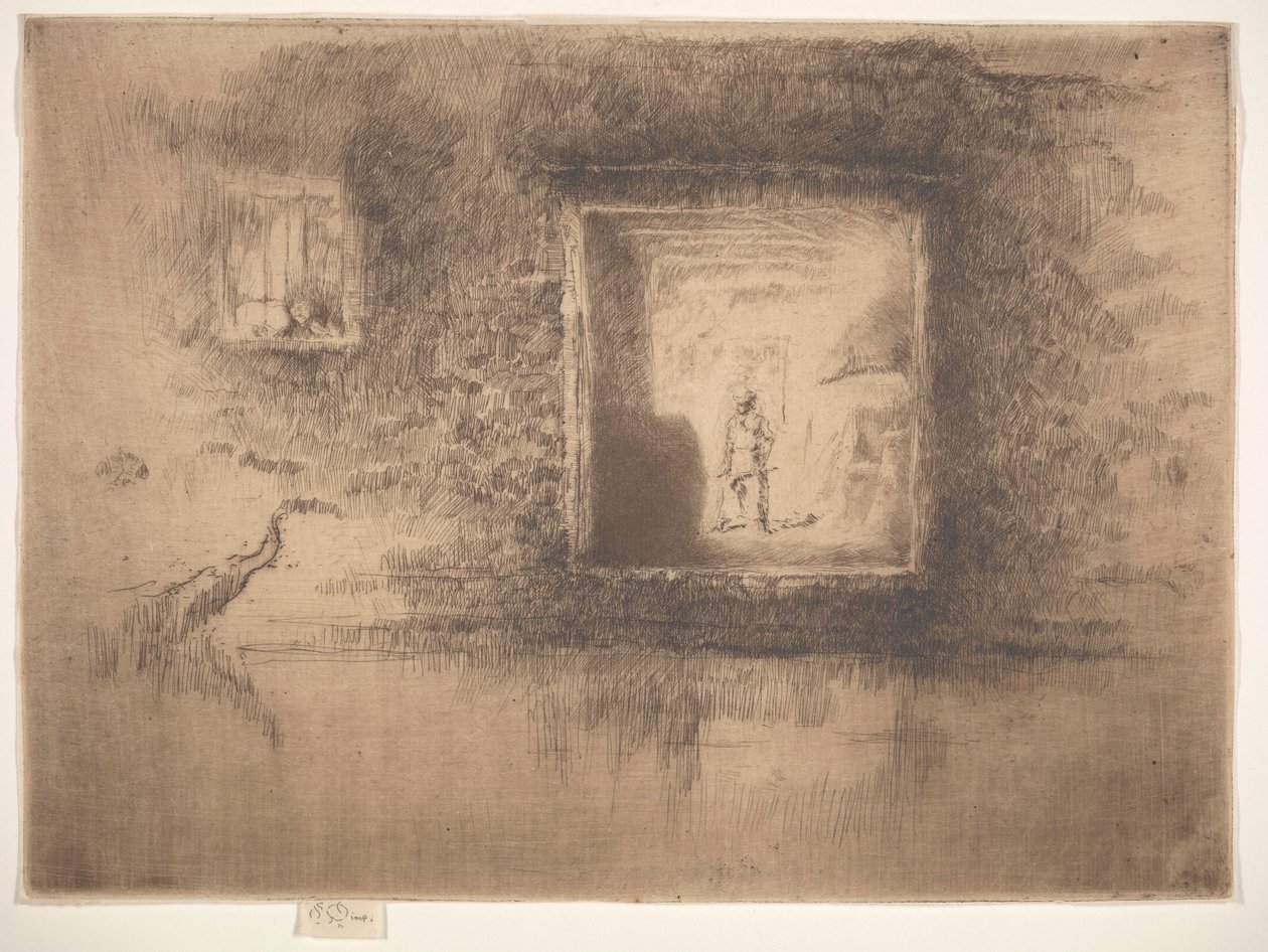 Nocturne: Furnace, 1879-1880. tekijältä James Abbott McNeill Whistler