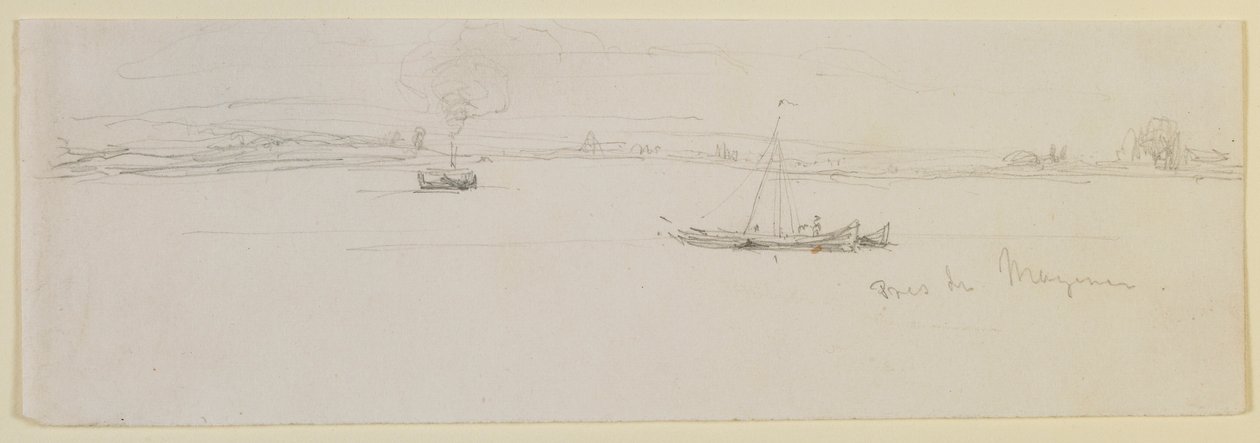 Lähellä Mainzia, 1858. tekijältä James Abbott McNeill Whistler