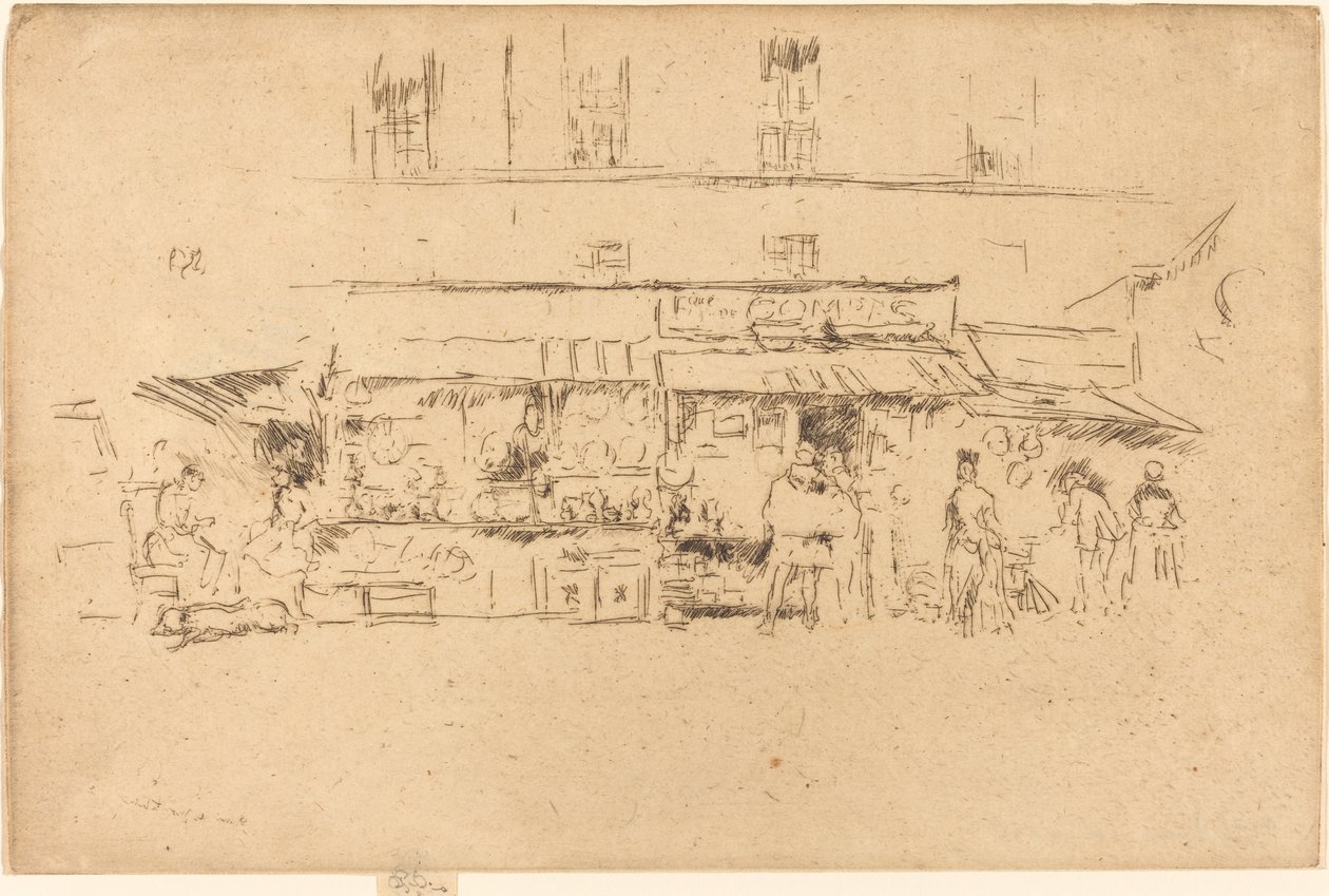 Monte Bell O, quai, 1893. tekijältä James Abbott McNeill Whistler