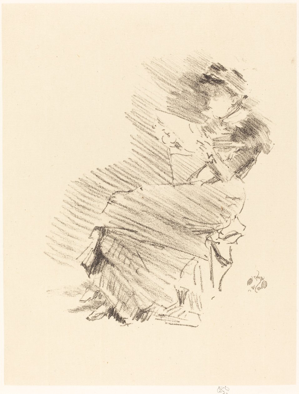 Reading, 18791887. tekijältä James Abbott McNeill Whistler