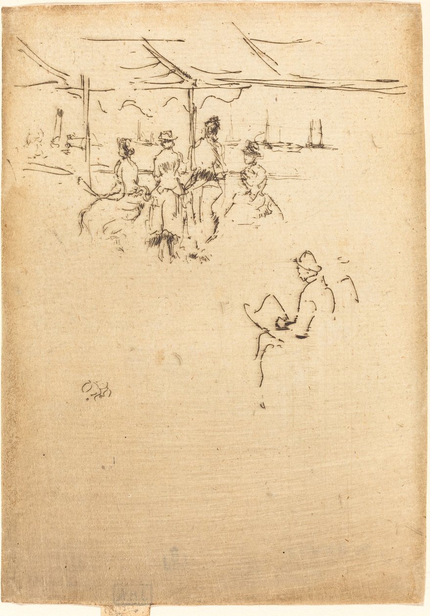 Ryde Pier, 1887. tekijältä James Abbott McNeill Whistler