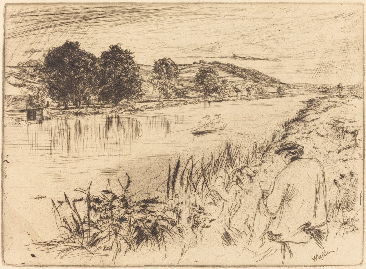 Luonnos, nro I, 1861. tekijältä James Abbott McNeill Whistler