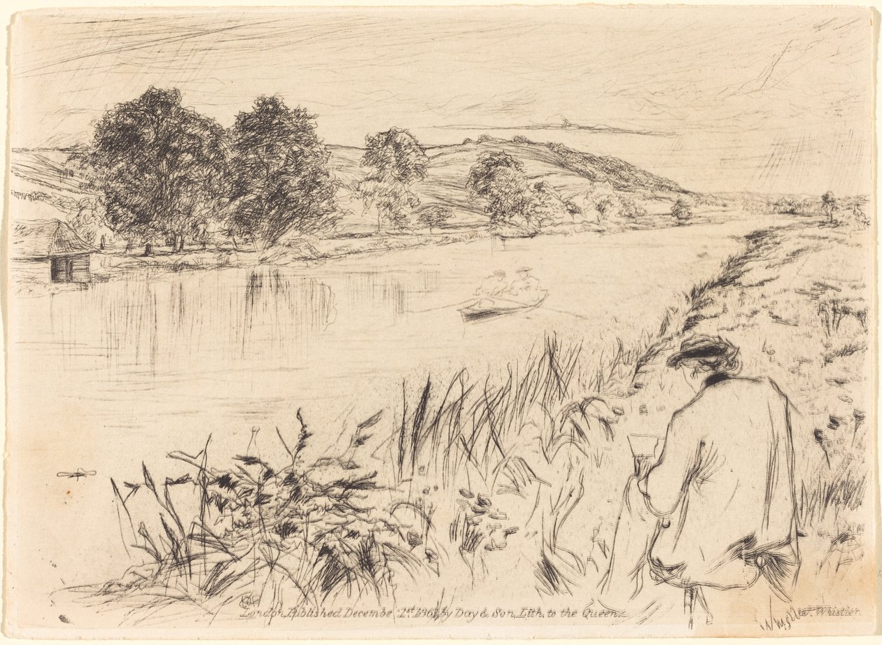 Luonnos, nro 1, 1861. tekijältä James Abbott McNeill Whistler