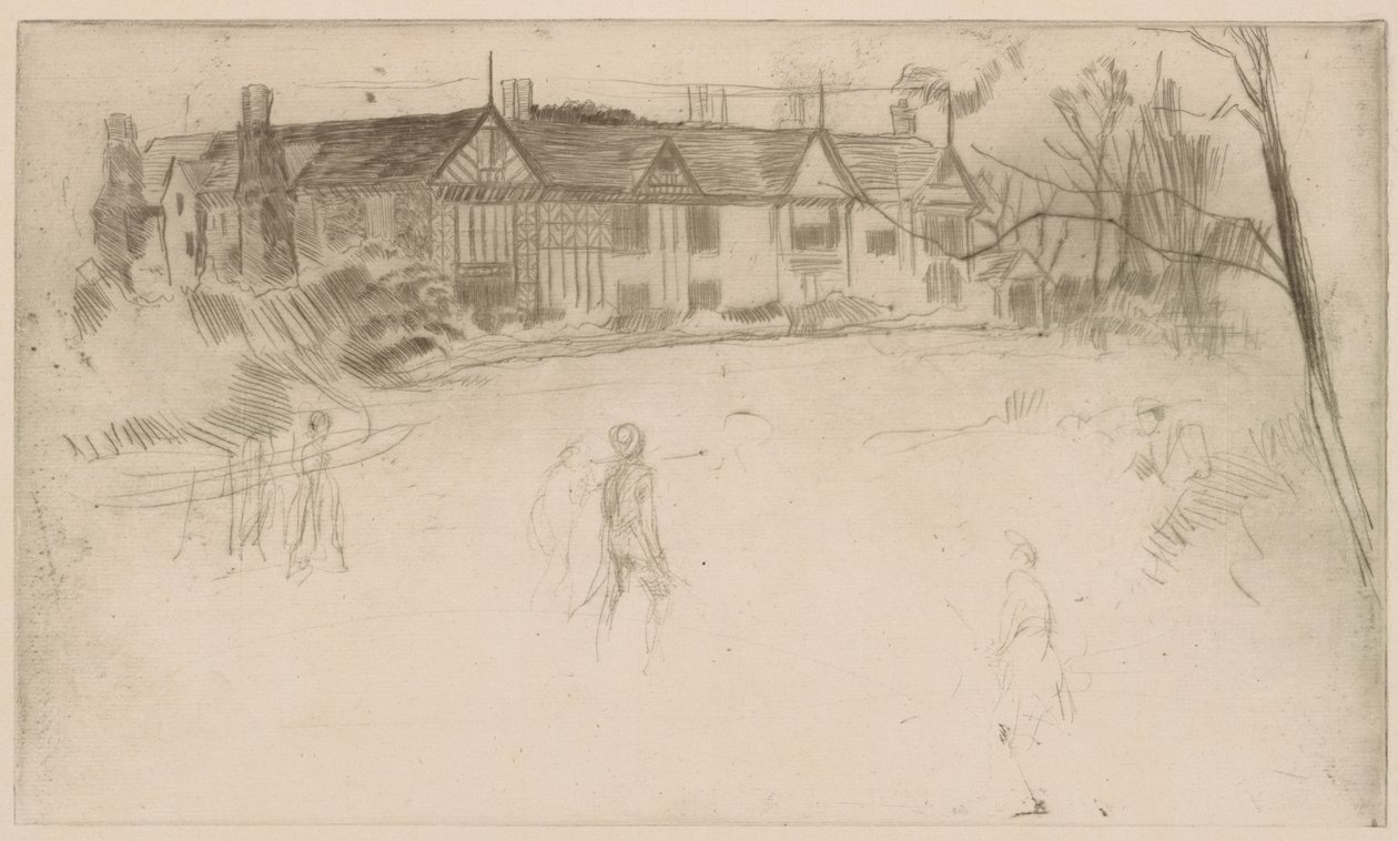 Speke Hall, 1875. tekijältä James Abbott McNeill Whistler