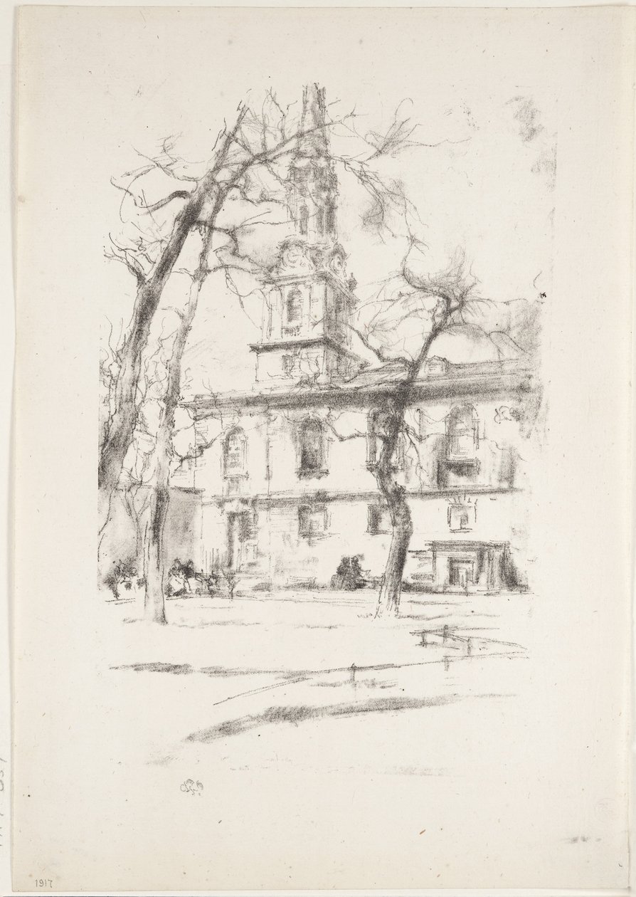St. Giles-in-the-Fields, 1896 tekijältä James Abbott McNeill Whistler