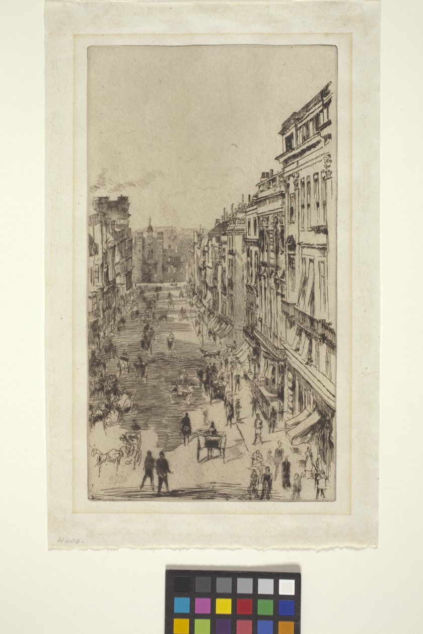 St. James Street (etsaus) tekijältä James Abbott McNeill Whistler