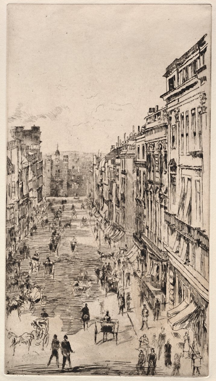 St. James Street. tekijältä James Abbott McNeill Whistler