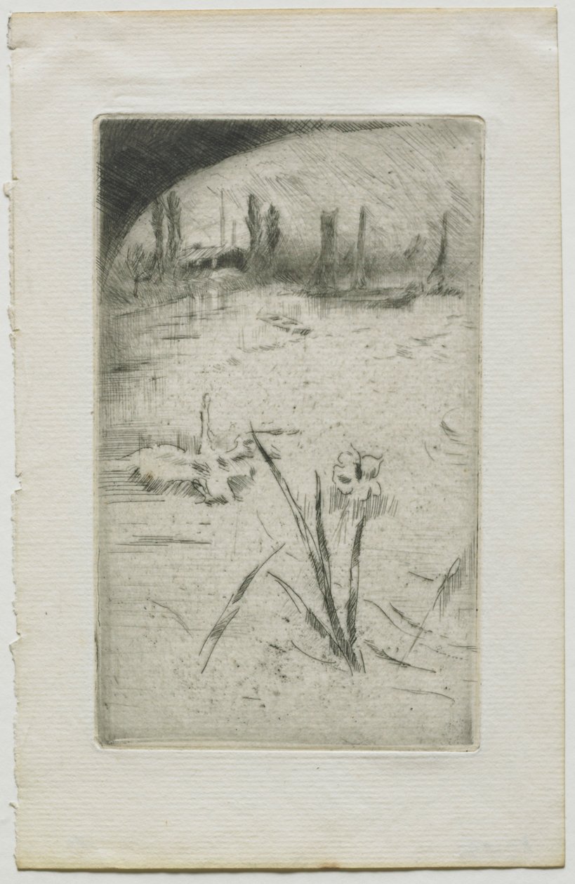 Joutsen ja Iris, 1883. tekijältä James Abbott McNeill Whistler